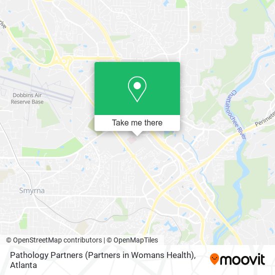 Mapa de Pathology Partners (Partners in Womans Health)