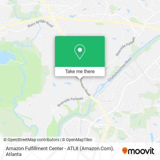 Amazon Fulfillment Center - ATL8 (Amazon.Com) map