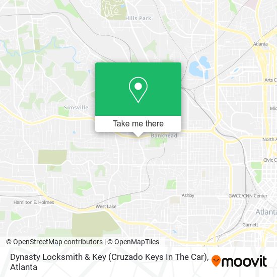 Dynasty Locksmith & Key (Cruzado Keys In The Car) map