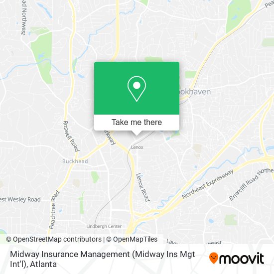 Midway Insurance Management (Midway Ins Mgt Int'l) map
