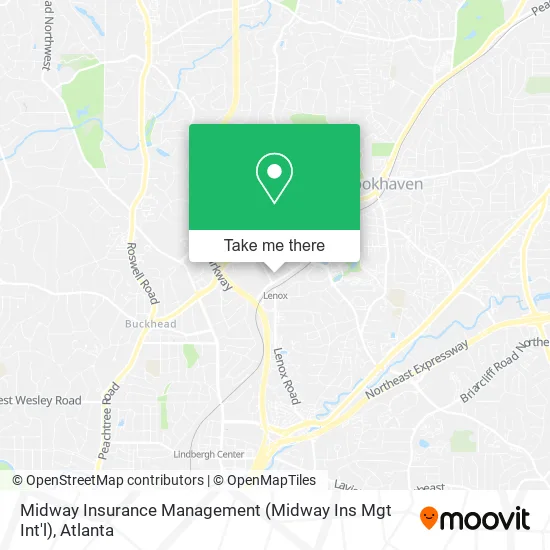 Midway Insurance Management (Midway Ins Mgt Int'l) map