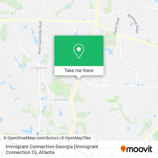 Immigrant Connection Georgia (Immigrant Connection O) map