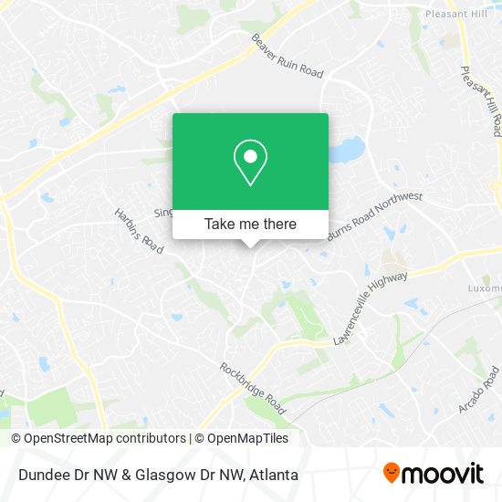 Mapa de Dundee Dr NW & Glasgow Dr NW