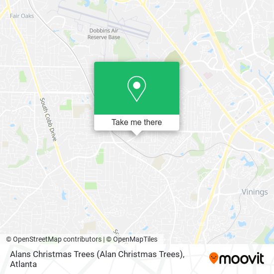 Alans Christmas Trees (Alan Christmas Trees) map