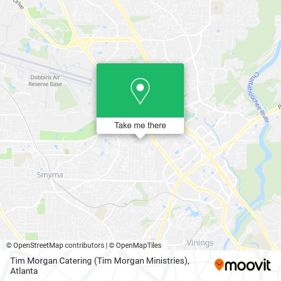 Mapa de Tim Morgan Catering (Tim Morgan Ministries)