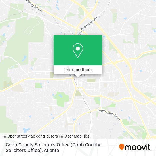 Cobb County Solicitor's Office (Cobb County Solicitors Office) map