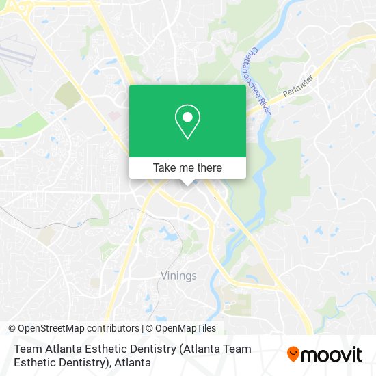 Team Atlanta Esthetic Dentistry map