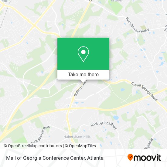 Mall of Georgia Conference Center map