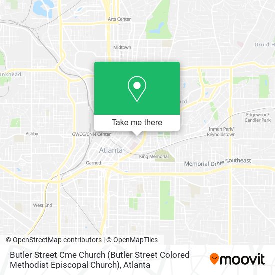 Butler Street Cme Church (Butler Street Colored Methodist Episcopal Church) map