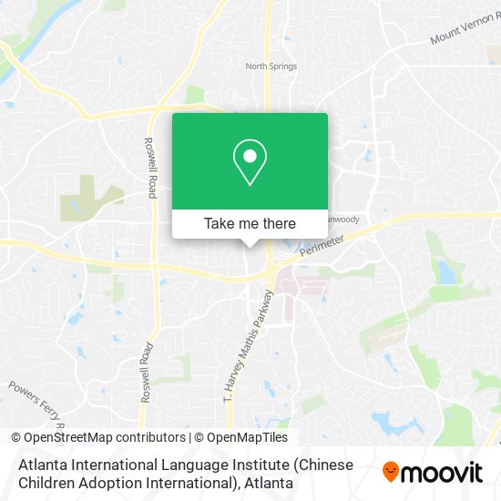 Mapa de Atlanta International Language Institute (Chinese Children Adoption International)