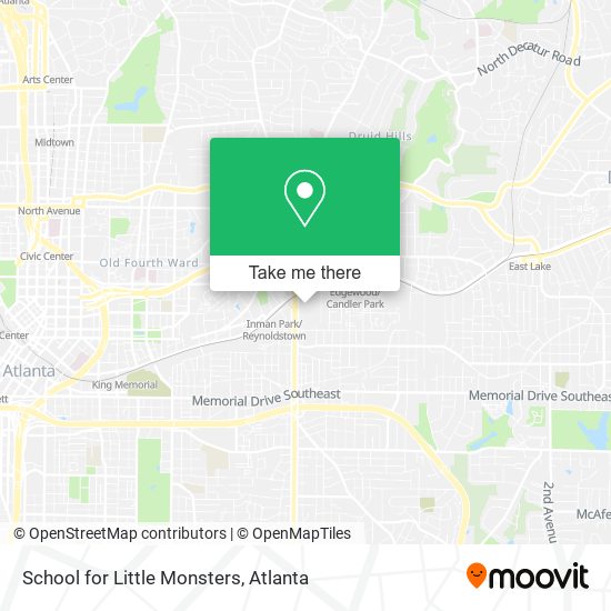 Mapa de School for Little Monsters