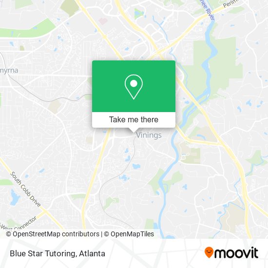 Blue Star Tutoring map