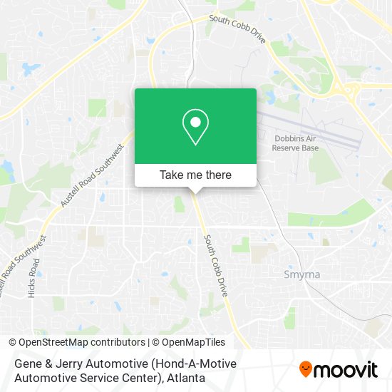 Mapa de Gene & Jerry Automotive (Hond-A-Motive Automotive Service Center)