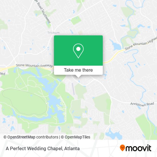 A Perfect Wedding Chapel map