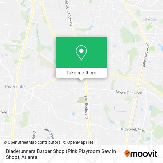 Bladerunners Barber Shop (Pink Playroom Sew in Shop) map