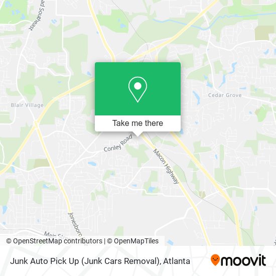 Junk Auto Pick Up (Junk Cars Removal) map