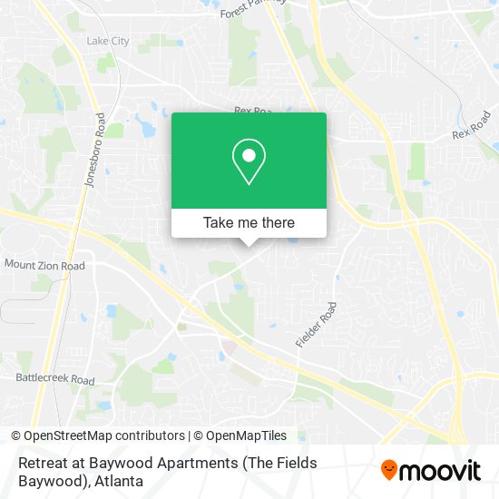 Mapa de Retreat at Baywood Apartments (The Fields Baywood)