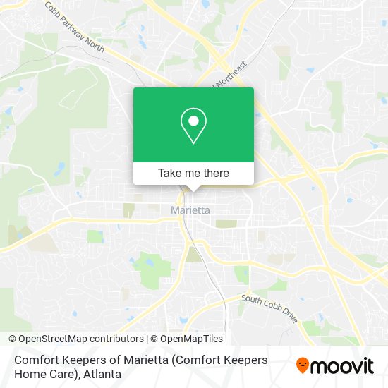 Comfort Keepers of Marietta (Comfort Keepers Home Care) map