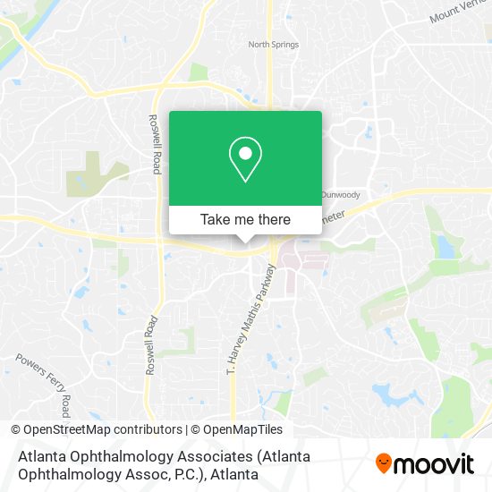 Atlanta Ophthalmology Associates (Atlanta Ophthalmology Assoc, P.C.) map