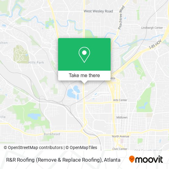 Mapa de R&R Roofing (Remove & Replace Roofing)