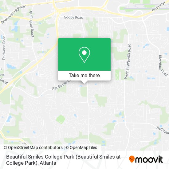 Mapa de Beautiful Smiles College Park