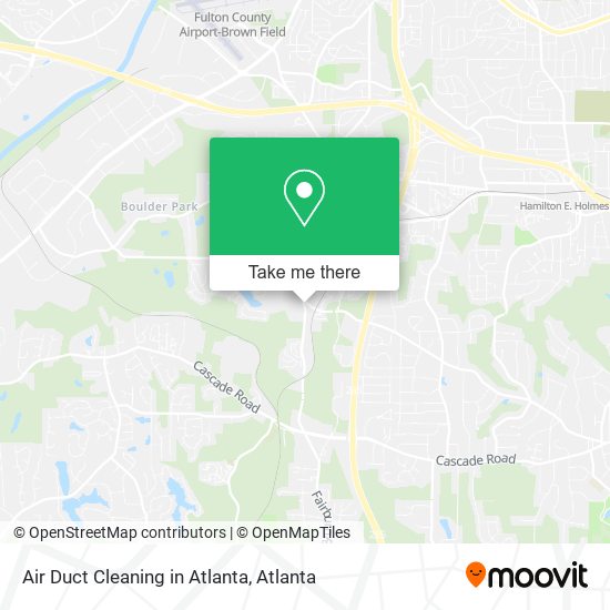 Mapa de Air Duct Cleaning in Atlanta