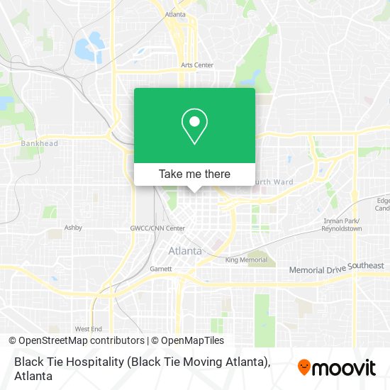 Black Tie Hospitality (Black Tie Moving Atlanta) map