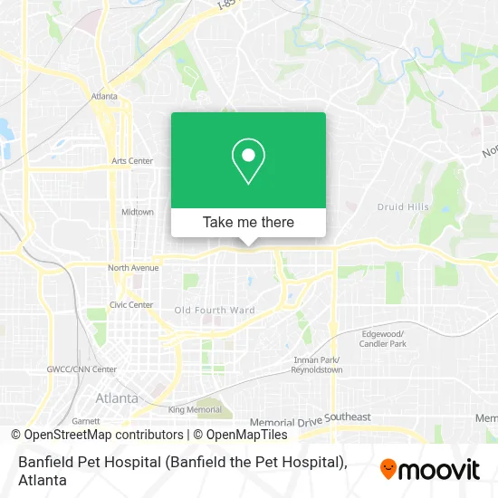 Banfield Pet Hospital map