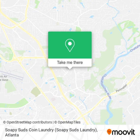 Soapy Suds Coin Laundry map