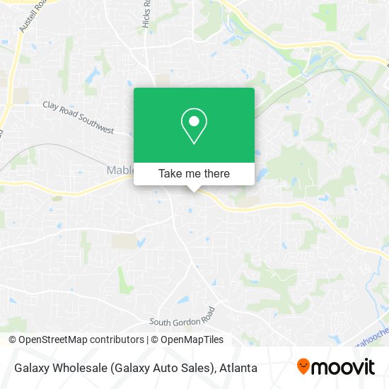 Mapa de Galaxy Wholesale (Galaxy Auto Sales)