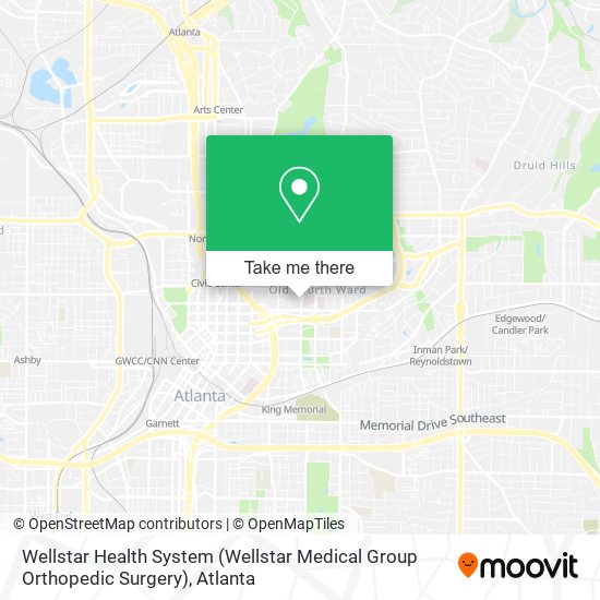 Mapa de Wellstar Health System (Wellstar Medical Group Orthopedic Surgery)