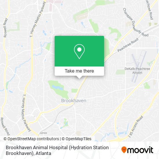 Mapa de Brookhaven Animal Hospital (Hydration Station Brookhaven)