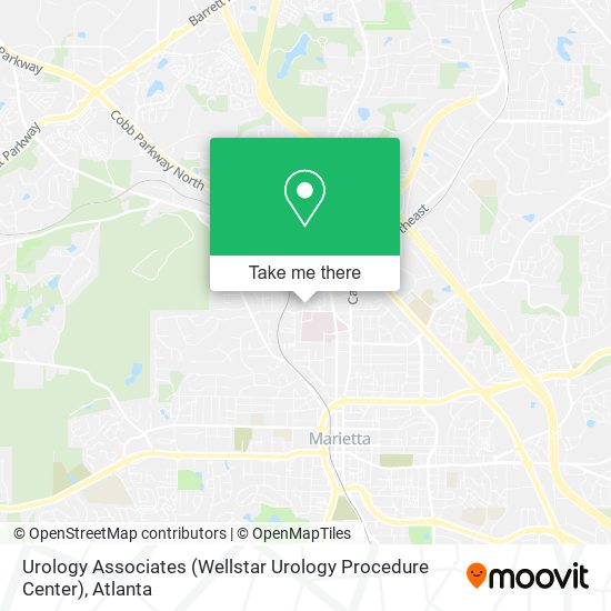 Mapa de Urology Associates (Wellstar Urology Procedure Center)