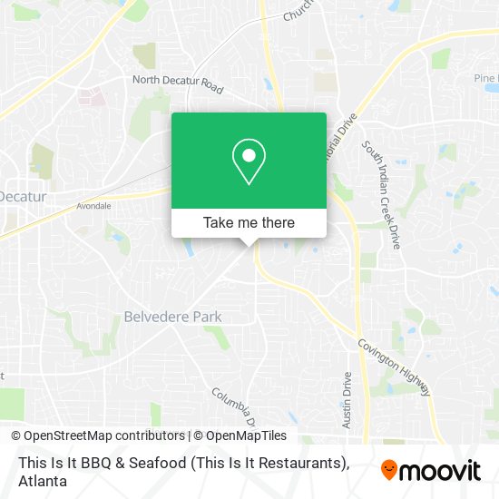 This Is It BBQ & Seafood (This Is It Restaurants) map