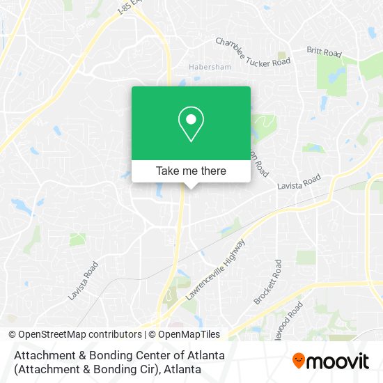 Mapa de Attachment & Bonding Center of Atlanta (Attachment & Bonding Cir)