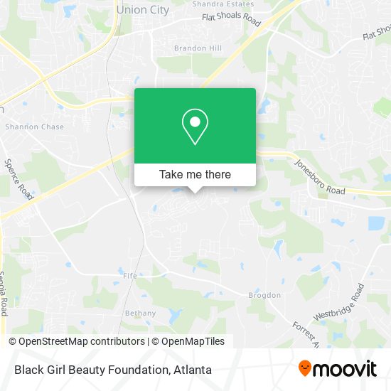 Black Girl Beauty Foundation map