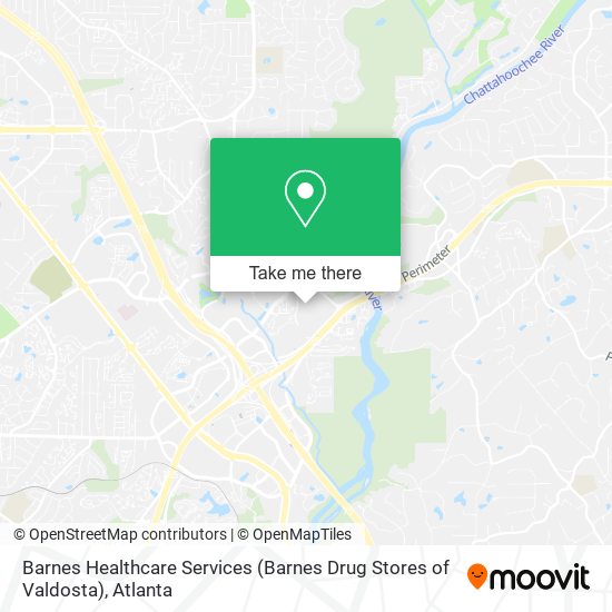 Mapa de Barnes Healthcare Services (Barnes Drug Stores of Valdosta)