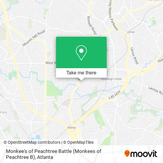Mapa de Monkee's of Peachtree Battle (Monkees of Peachtree B)