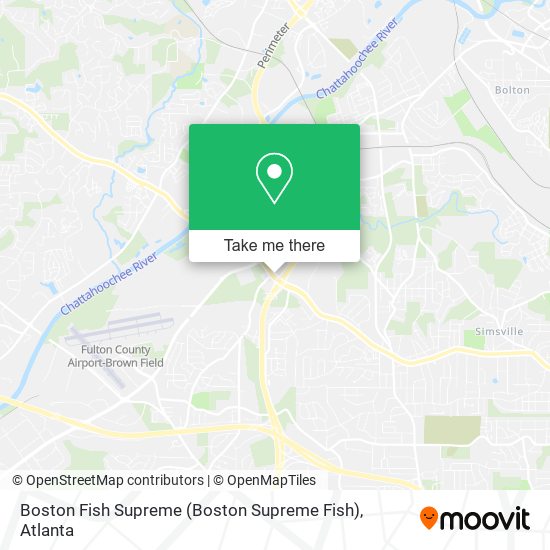 Boston Fish Supreme map