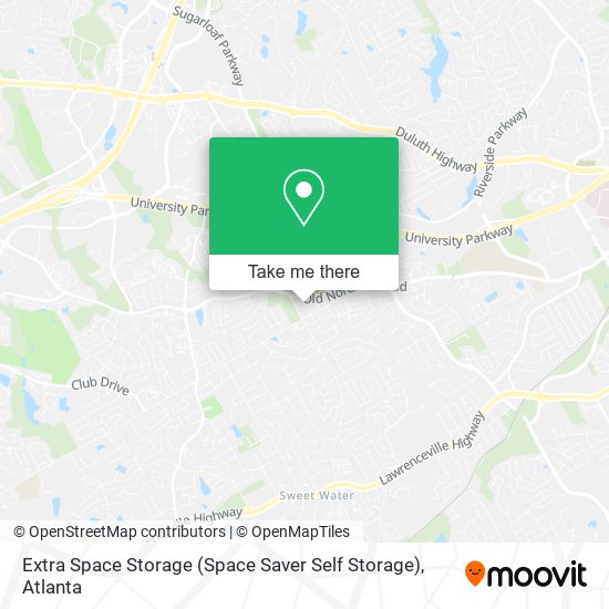 Extra Space Storage (Space Saver Self Storage) map