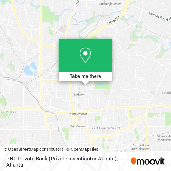 PNC Private Bank (Private Investigator Atlanta) map