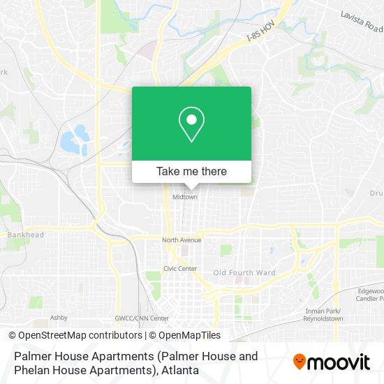 Mapa de Palmer House Apartments (Palmer House and Phelan House Apartments)