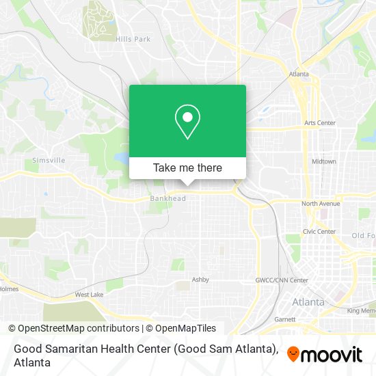 Good Samaritan Health Center (Good Sam Atlanta) map