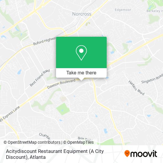 Acitydiscount Restaurant Equipment (A City Discount) map