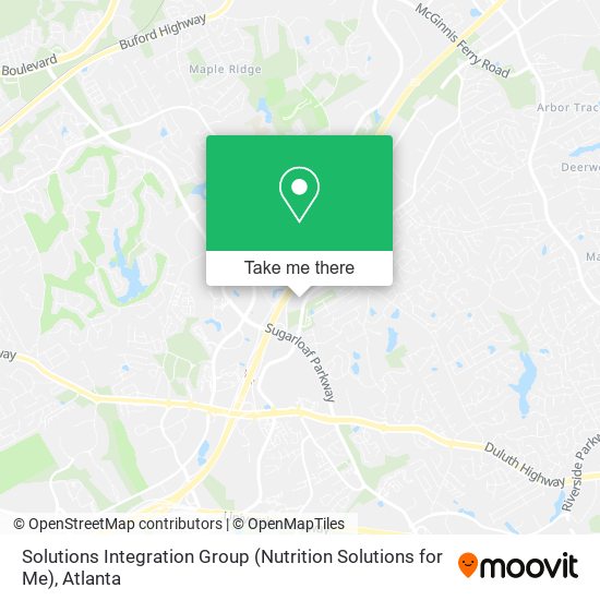 Mapa de Solutions Integration Group (Nutrition Solutions for Me)