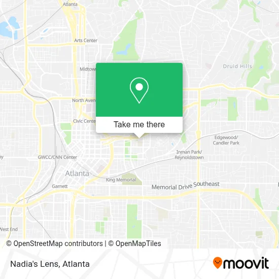 Nadia's Lens map