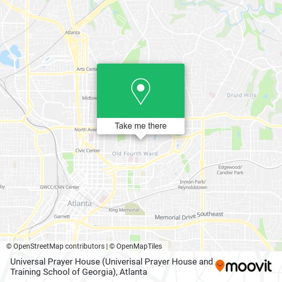 Mapa de Universal Prayer House (Univerisal Prayer House and Training School of Georgia)