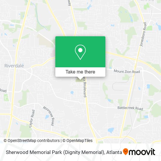 Mapa de Sherwood Memorial Park (Dignity Memorial)