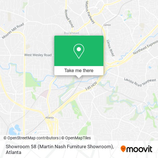 Showroom 58 (Martin Nash Furniture Showroom) map