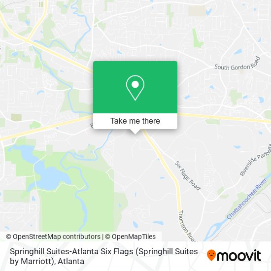Mapa de Springhill Suites-Atlanta Six Flags (Springhill Suites by Marriott)